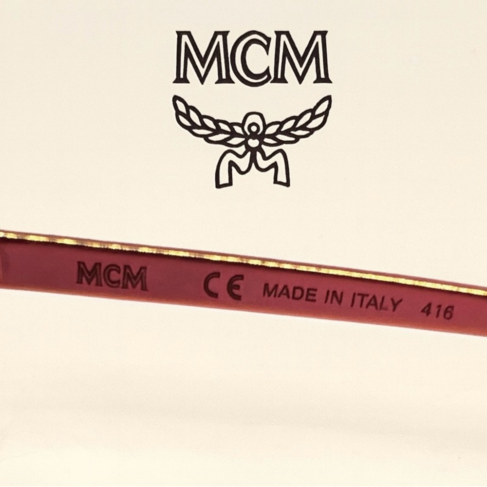 Authentic MCM Women’s Butterfly Sunglasses | Pink/Gold | Good Used Condition - Picture 5 of 6